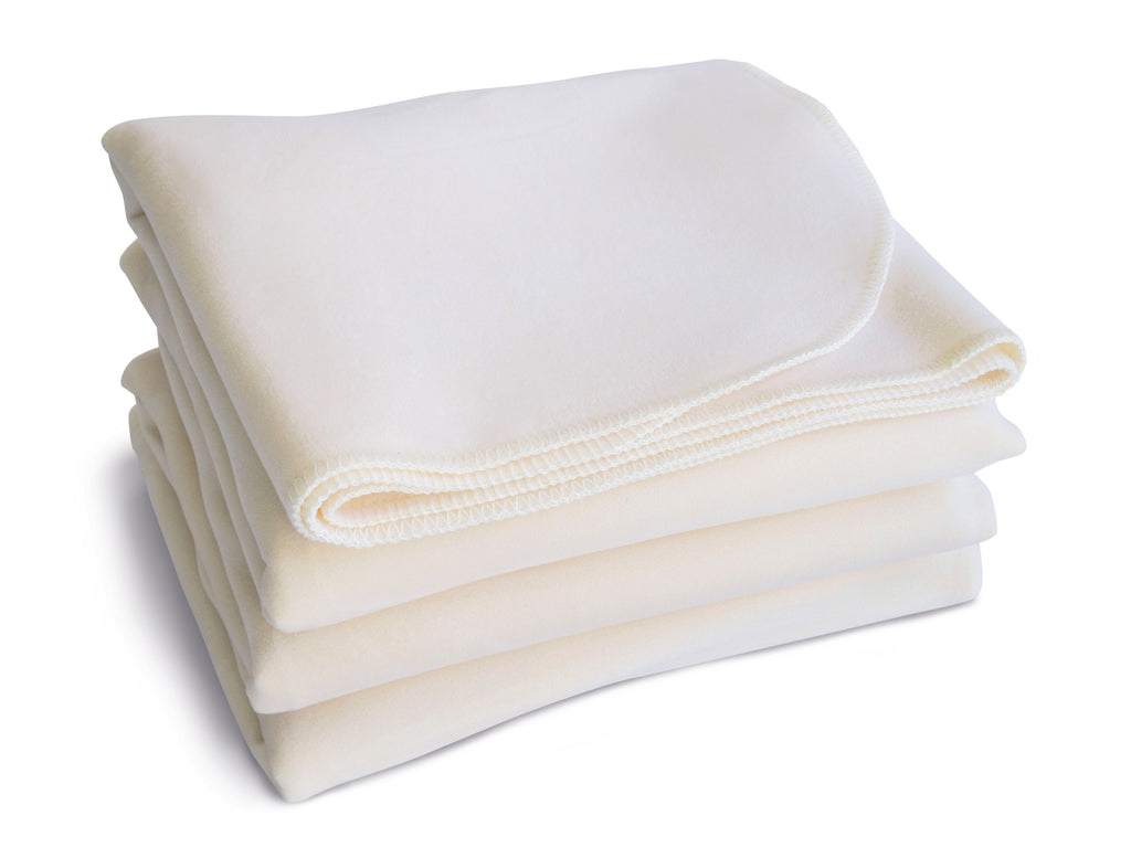 white velour blankets